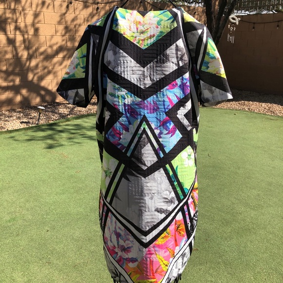 ASOS Floral Multicolor Shift Dress EUC *Sold Out* - Picture 7 of 8